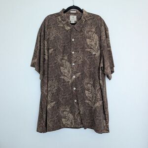 Vintage Luau Finest Silk Limited Edition Tropical Button Hawaiian Shirt Sz 2XL